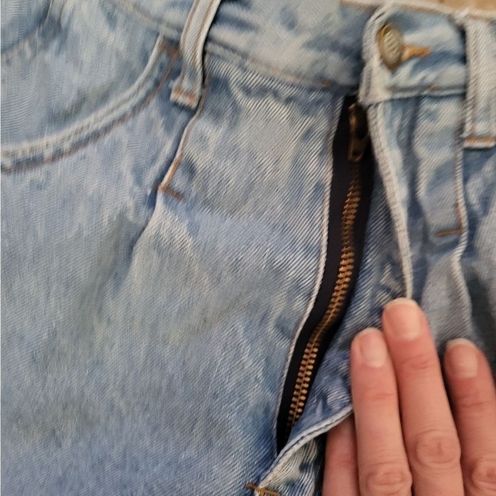 Vintage 100% cotton RIO Jeans size xs light blue mom jean - Picture 4 of 13